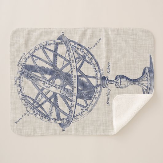 Schema voor millary Sphere Sherpa Deken (Voorkant (horizontaal))