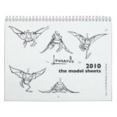 Schema voor modelblad Leonardo 2010 Kalender (Hoes)