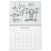 Schema voor modelblad Leonardo 2010 Kalender (Feb 2026)