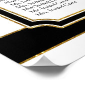 Schema voor ontvangstbevestiging Roze hydrangea Mo Poster (Hoek)