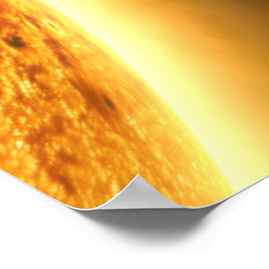 Schema voor planetaire schaal poster (Hoek)