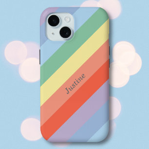 Schema voor regenboogstraal iPhone 15 case