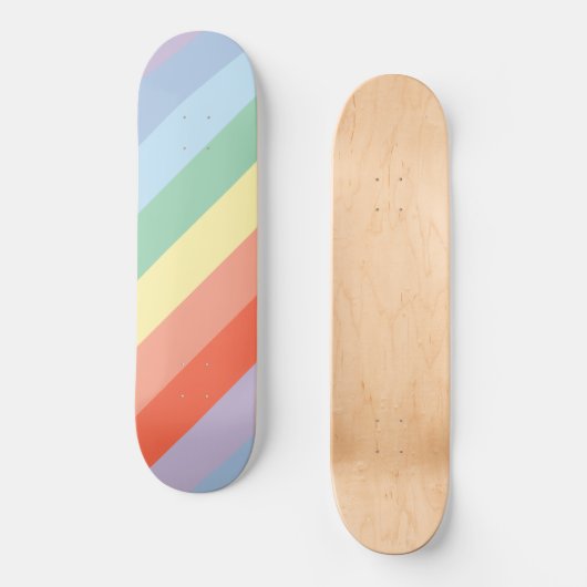Schema voor regenboogstraal persoonlijk skateboard (Voorkant)