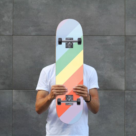 Schema voor regenboogstraal persoonlijk skateboard