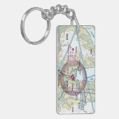 Schema voor seward Airport/diagram Sleutelhanger (Voorkant Links)