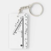 Schema voor seward Airport/diagram Sleutelhanger (achterkant)