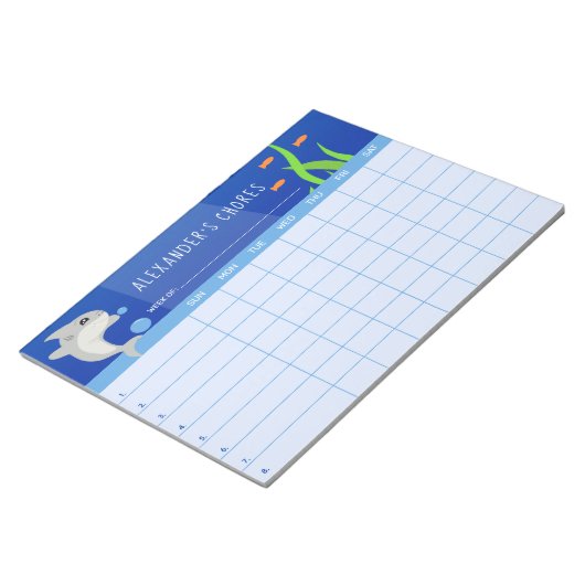 Schema voor snelle haarkleurige onderwaterscore notitieblok (Schuin)