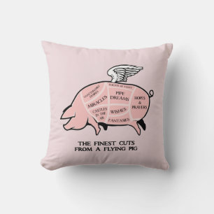 Schema voor vliegende varkens kussen