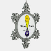 Schema voor zonnecrisis tin sneeuwvlok ornament (Links)