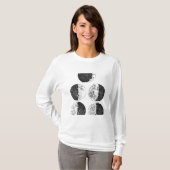 Schema's van de maanfasen van Galileo T-shirt (Voorkant volledig)