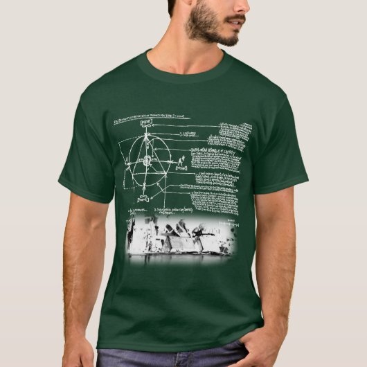 Schematica van een defecte machine t-shirt (Voorkant)