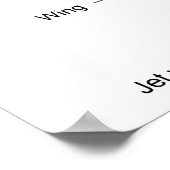 Schematisch diagram van een V-2-raketontwerp Poster (Hoek)