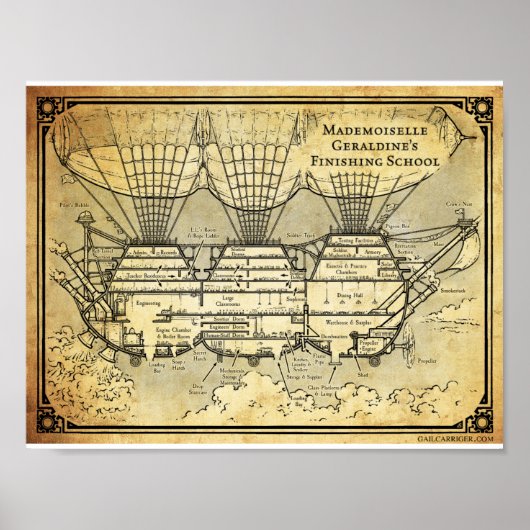 Schematische afwerkschool poster (Voorkant)