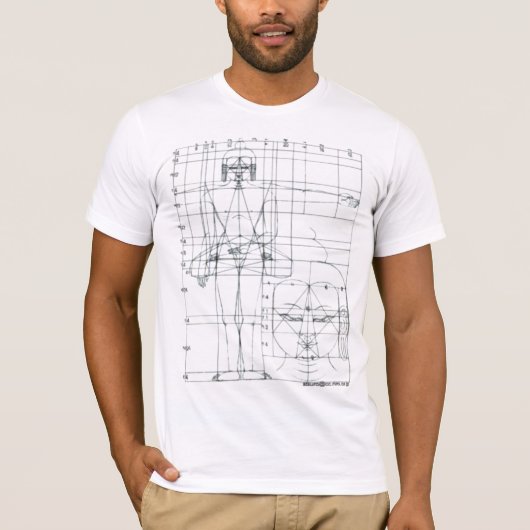 schematische boeddha t-shirt (Voorkant)