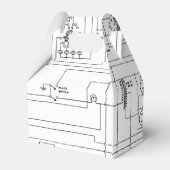 Schematische  radiozender bedankdoosjes (Achterkant)