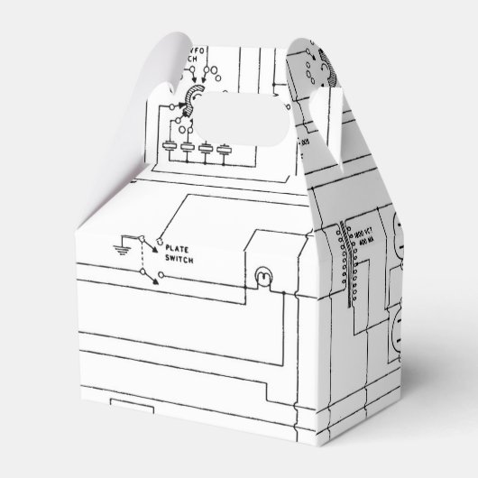 Schematische  radiozender bedankdoosjes (Achterkant)