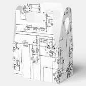 Schematische  radiozender bedankdoosjes (Geopend)
