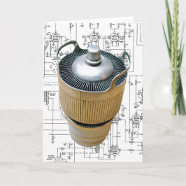 Schematische vormgeving voor keramische zendbuizen feestdagen kaart