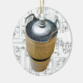 Schematische vormgeving voor keramische zendbuizen keramisch ornament (Links)