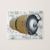 Schematische vormgeving voor keramische zendbuizen legpuzzel (Horizontaal)