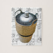 Schematische vormgeving voor keramische zendbuizen legpuzzel (Verticaal)