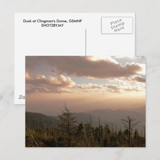 Schemer bij de Koepel van Clingman Briefkaart (Voorkant / Achterkant)