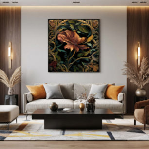 Schemerbloem Canvas Afdruk