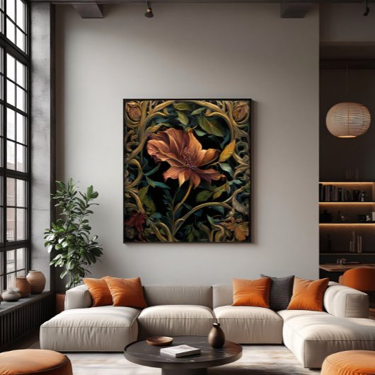 Schemerbloem Poster