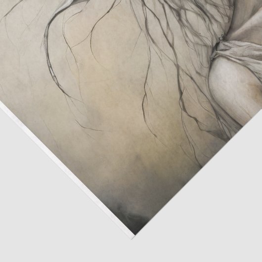 Schemerbrug Annette - Decoupage - Tissuepapier (Detail)