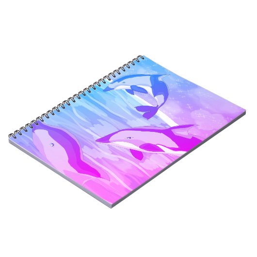 schemerdolfijnen notitieboek (Linkerzijde)