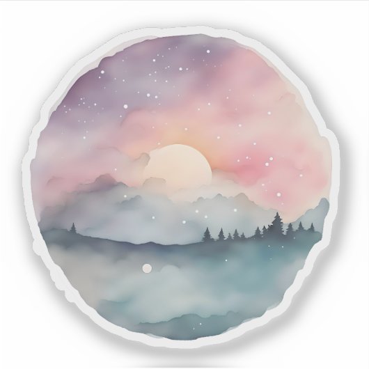 Schemerende Reverie Sticker (Voorkant)