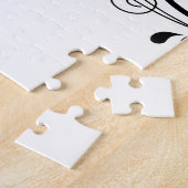 Schemerende Vlinder – Bloemige Contrast Harmonie Legpuzzel (Zijkant)