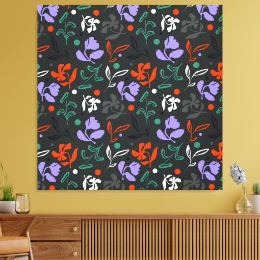 schemerflora canvas afdruk (Insitu (Woonkamer))