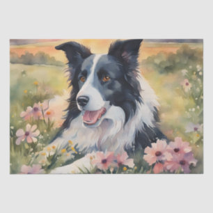 schemerharmonie: Border Collie Decoupage Tissuepapier
