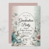 Schemerige Bloemblaadjes en Zachte Sereniteit Bloe Kaart (Voorkant / Achterkant)