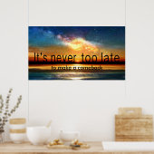 schemerige melkweg poster (Keuken)