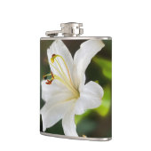 Schemerige witte lelie heupfles (Links)