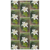 Schemerige witte lelie tafelkleed (Voorkant)
