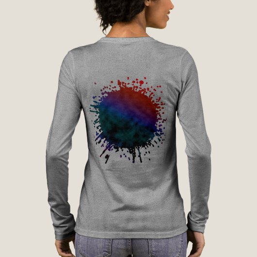 Schemering Afdaling Tri-Blend Shirt (Achterkant)