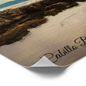Schemering bij de getijdenpoelen bij Cabrillo Beac Poster (Hoek)