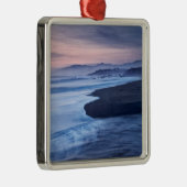 Schemering bij Moonstone Beach Metalen Ornament (Rechts)