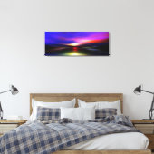 schemering canvas afdruk (Insitu (Slaapkamer))