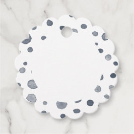Schemering Confetti Aquarel Stippen Favor Tags Bedankjes Labels