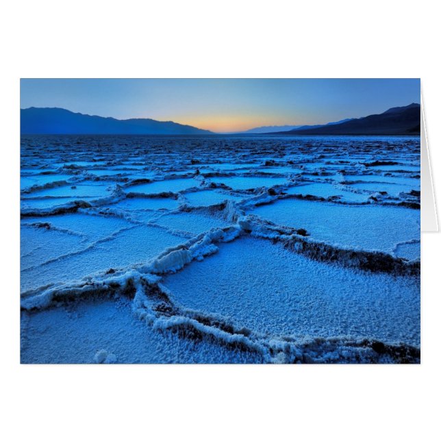 schemering, Death Valley, Californië (Voorkant Horizontaal)