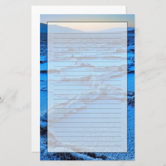 schemering, Death Valley, Californië Briefpapier (Voorkant / Achterkant)