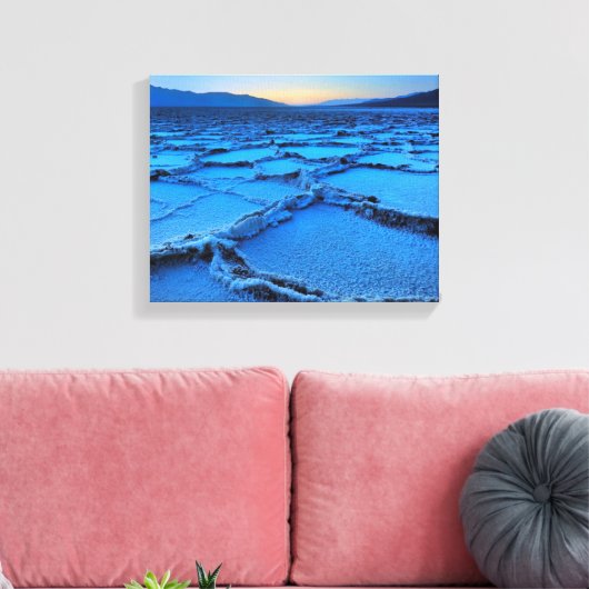 schemering, Death Valley, Californië Canvas Afdruk (Insitu (Woonkamer))