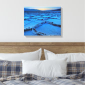 schemering, Death Valley, Californië Canvas Afdruk (Insitu (Slaapkamer))