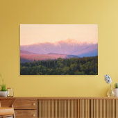 Schemering en Mount Washington in New Hampshire's Canvas Afdruk (Insitu (Woonkamer))