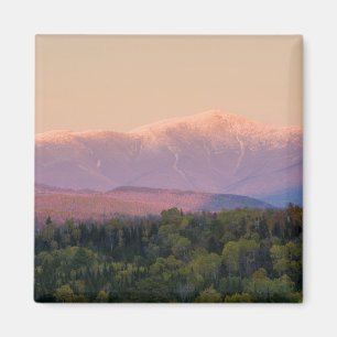 Schemering en Mount Washington in New Hampshire's Magneet