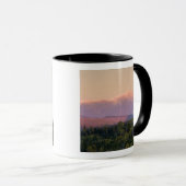 Schemering en Mount Washington in New Hampshire's Mok (Voorkant rechts)